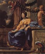 Simon Vouet Allegorical Portrait of Anne d'Autriche oil on canvas